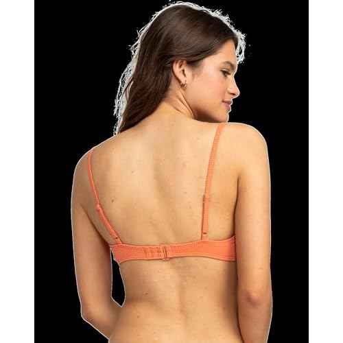 Roxy Women's Standard Ribbed Love The Surf Knotted Bikini Top