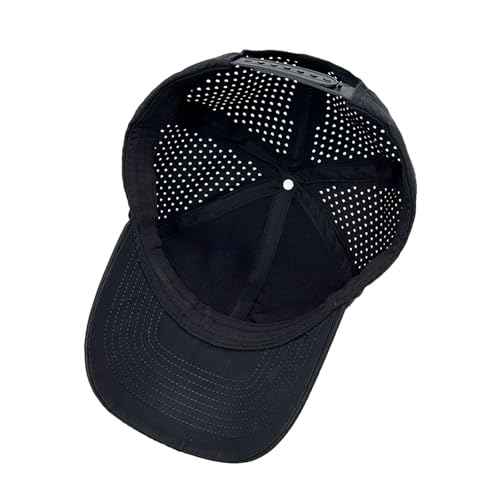 Quick Dry Trucker Hat for Men & Women, Laser Cut Mesh Baseball Cap for Outdoor Sports, Running, Workouts