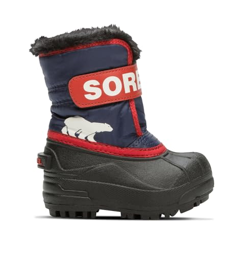 Youth Snow Commander Snow Boots - Red, Size 6 Toddler Winter Shoes