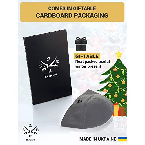 2SBR 2SABERS Warm Lightweight 170 Fleece Watch Cap - Men Women - Outdoor Skull Beanie Hat