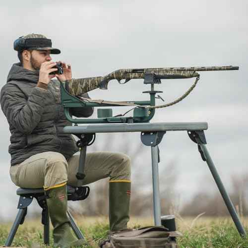 Caldwell Lead Sled 3 Adjustable Ambidextrous Recoil Reducing Rifle Shooting Rest for Sighting in and Shooting Stability