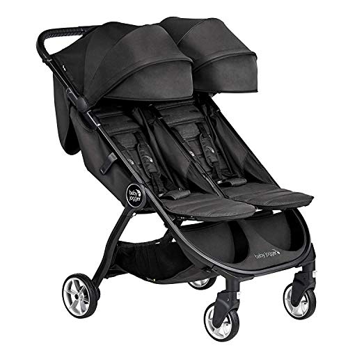 Baby Jogger City Tour 2 Double Stroller Compact & Sleek Twin Design with Easy-To-Maneuver Features Ideal for Growing Kids Plush Imported