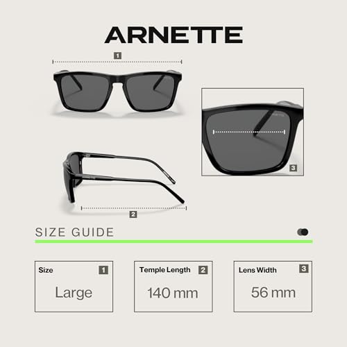 ARNETTE Shyguy AN4283 Square Sunglasses for Men for Women +BUNDLE with ACCESSORY EYEWEAR KIT
