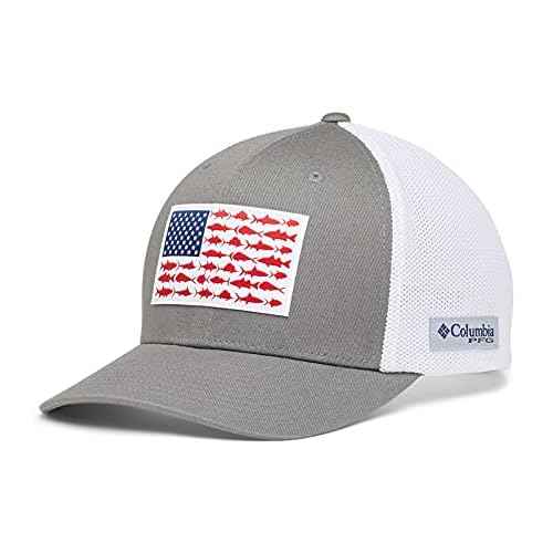 Columbia Women's PFG Logo Mesh Ball Cap-High Crown