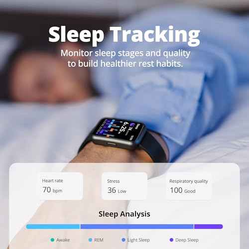 Fitness Tracker Smart Watch for Men Women, 1.47" HD with Bluetooth, 24/7 Heart Rate & Blood Oxygen Monitor, Sleep & Step Counter, 100+ Sports Modes, IP68 Waterproof, Compatible with Android iOS