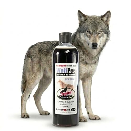 Wolf Urine PredatorPee 12 oz Natural Predator Scent for Yard Garden Pest Control