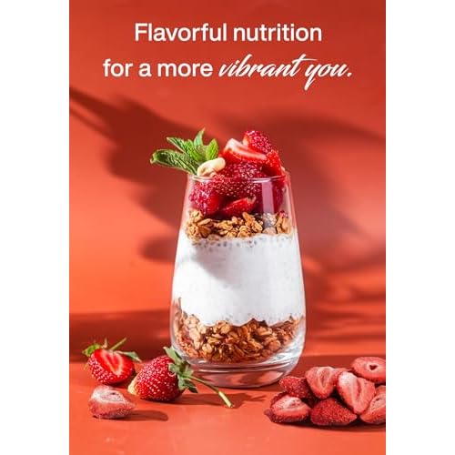 Freeze-Dried Sliced Strawberries - No Sugar Added, 100% Natural, Gluten-Free, Vegan, Non-GMO, Perfect for Snacks, Smoothies, and Baking - (2.2 Ounce)