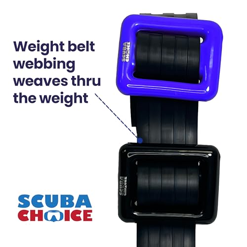 1.2lb Vinyl Coated Diving Weights for Scuba & Freediving - Black