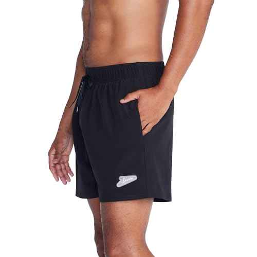 Speedo Men's Swim Trunk Knee Length Volley Comfort Liner Solid