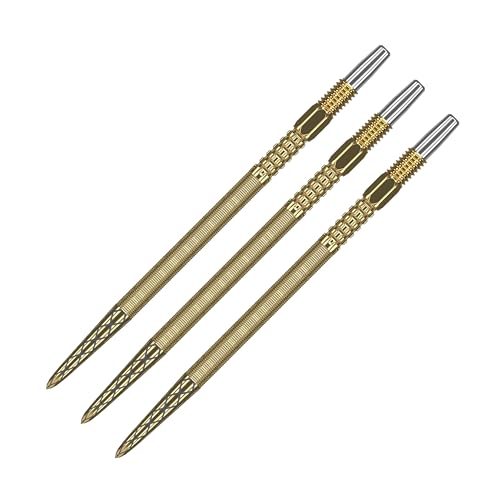 Target Darts Swiss Point DX Gold 35mm Interchangeable Dart Tips - Set of 3