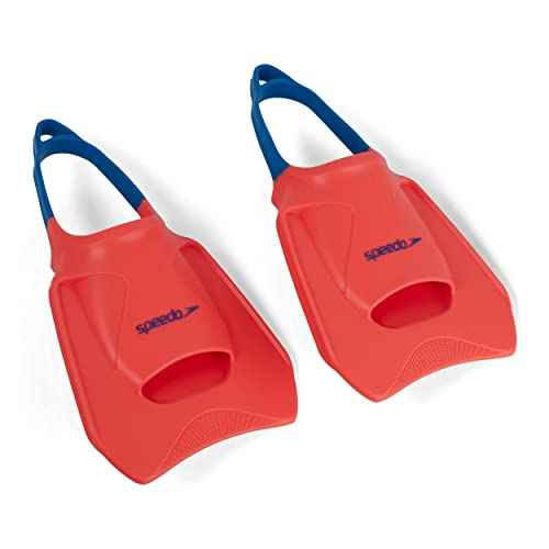 Speedo 808766F960S Biofuse Fitness Fin Fluro Tangerine/Pool Blue/Blue Flame S