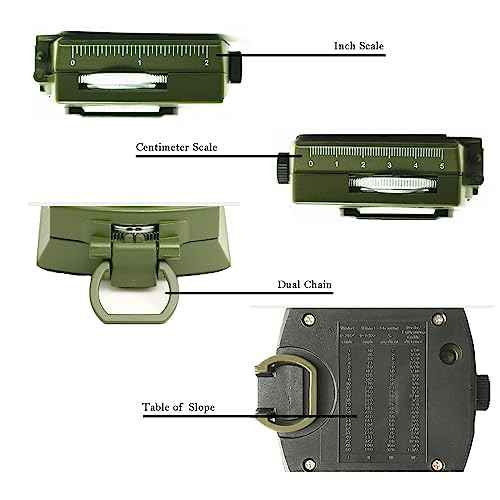 Compass, Hiking Compass for Survival with Lensatic ? Water-Resistant Durable and Pocket-Sized