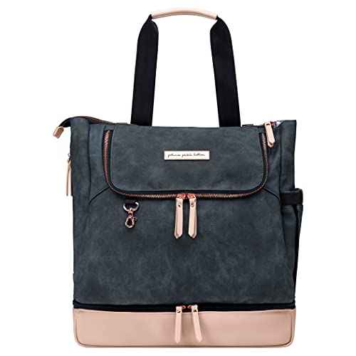 Petunia Pickle Bottom Pivot Backpack, Multiple Carrying Options, Insulated Pockets, Modern Silhouette, Roomy Interior, Indigo/Blush