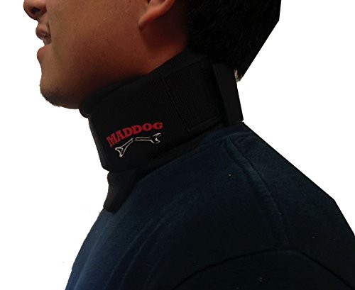 Maddog Pro Padded Paintball Neck Protector - Black