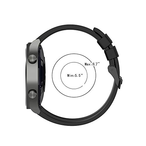 FitTurn Silicone Watch Band Compatible with Huawei Watch 5 4 Pro & GT Series - Seven Colors-A
