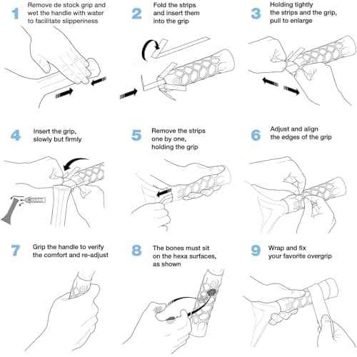 Pickleball Paddle Grip - 5.25in - Regular Feel - Supports Tennis Elbow, Enhances Grip Strength, Reduces Vibration with Finger Support and Anti-Sweat Design