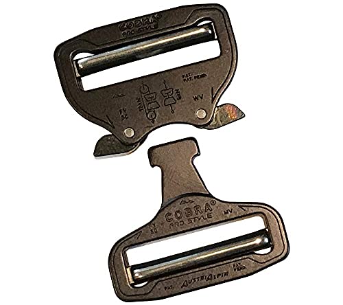 Adjustable Dual 2 Inch (50mm) Quick-Release Buckle for Belts & Climbing Gear