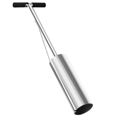 NizHome 36Inch Clam Gun for Clamming, Stainless Steel Clam Digger with Air Vent & 5 Inch Tube Diameter, Corrosion-Resistant Bay Clam Shovel for Harvest Razor Clams, Oyster, Geoduck and Mussels