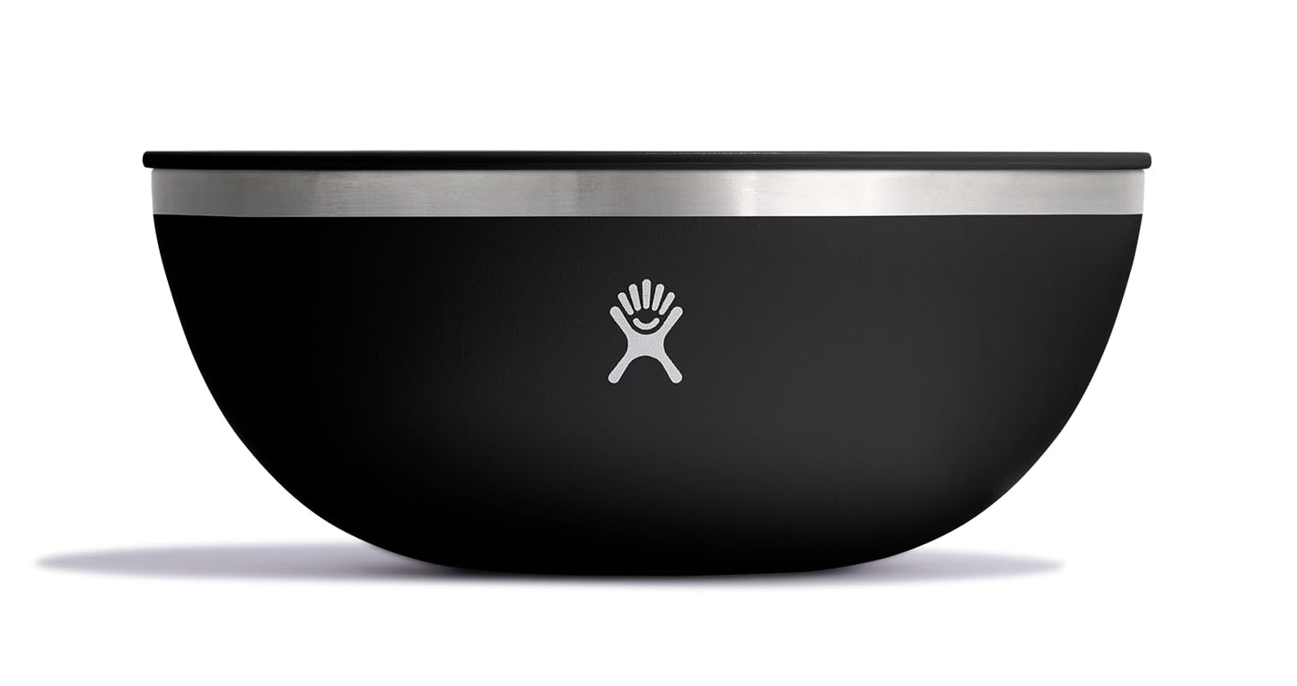 Hydro Flask 3 Quart Stainless Steel Reusable Food Bowl Outdoor Kitchen Camping Insulated Dinnerware Cookware Baltic- Dishwasher Safe, BPA-Free, Non-Toxic