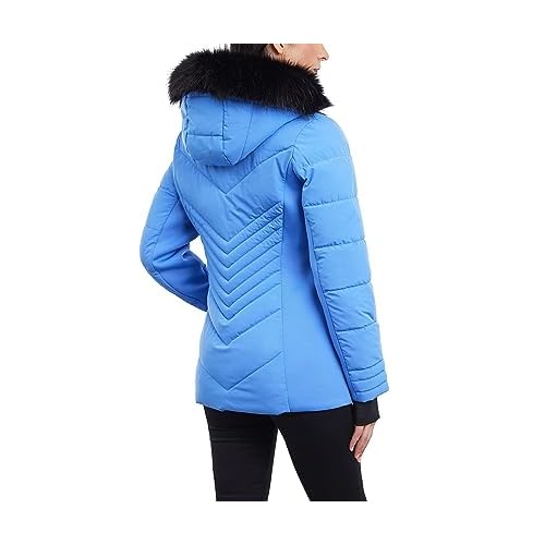 LONDON FOG womens Zip Front Active Puffer