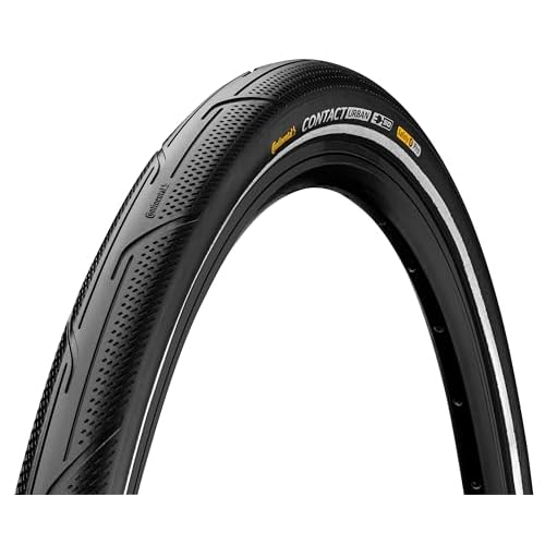 Continental Unisex_Adult Contact Urban Bicycle Tyres, Black, 27.5" | 26 x 2.00