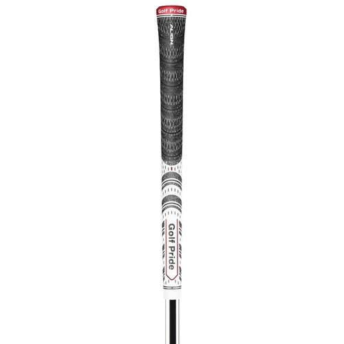 Golf Pride MCC ALIGN Golf Club Grip - All-Weather Hybrid Grip with Raised Ridge Technology for Men & Women - Brushed Cotton Cord & Pebbled Texture - Midsize