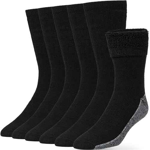 Alvada Merino Wool Hiking Socks Thermal Warm Crew Winter Boot Sock For Men & Women 3 Pairs