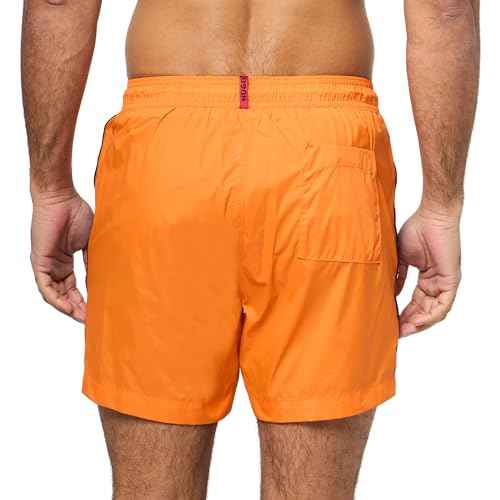 HUGO Men's Standard Logo Taping Swim Trunk