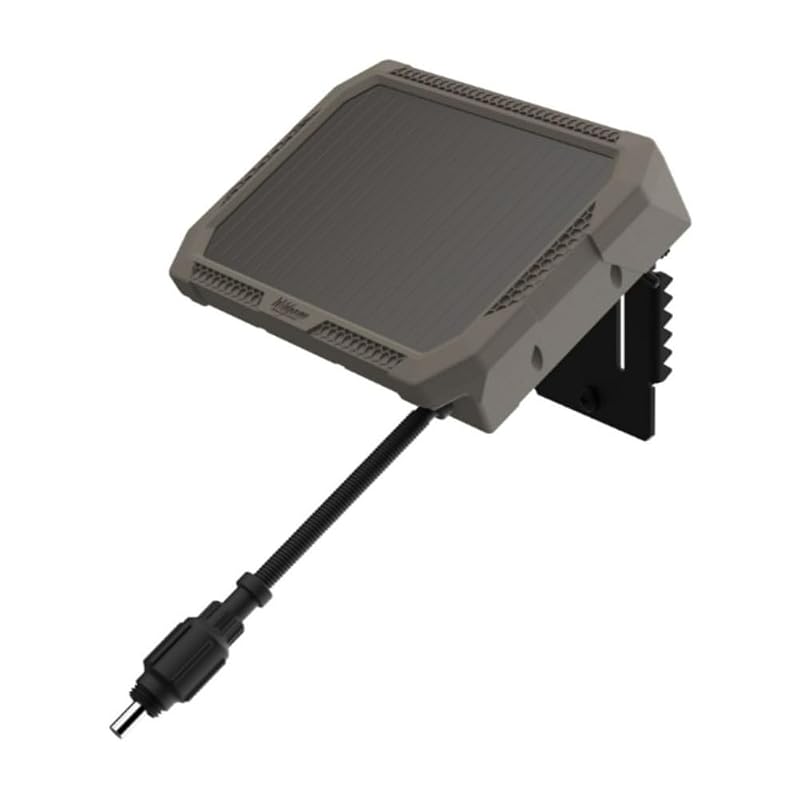 Solar Battery Pack for Trail Cameras - 12V Sol-Pak, 3000mAh Rechargeable Battery & 3ft Insulated Cable
