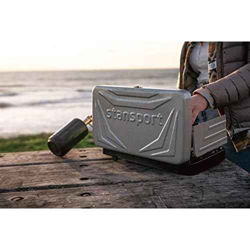 Stansport 2-Burner Regulated Propane Stove - Silver (203-93)