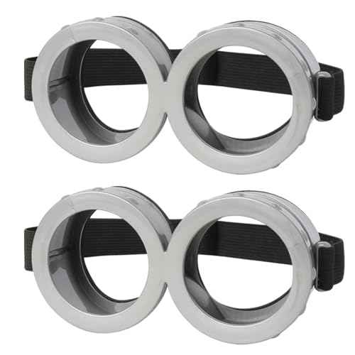2 Pack Halloween Goggles for Adult Kids, Goggles Glasses Costume Accessories for Men Women Cosplay Party Set