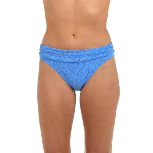 La Blanca Womens Shirred Band Hipster Swimsuit Bottom