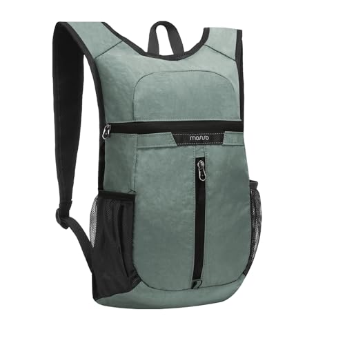 Lightweight Hiking Backpack with Foldable Design and Front Pocket - Travel Daypack