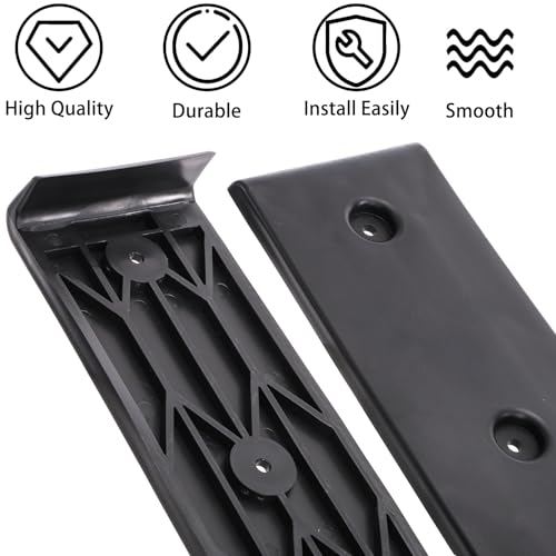 Boat Trailer Bunk Slide Pads & Glide Enders Set - 10.25" x 3.1", Pack of 2
