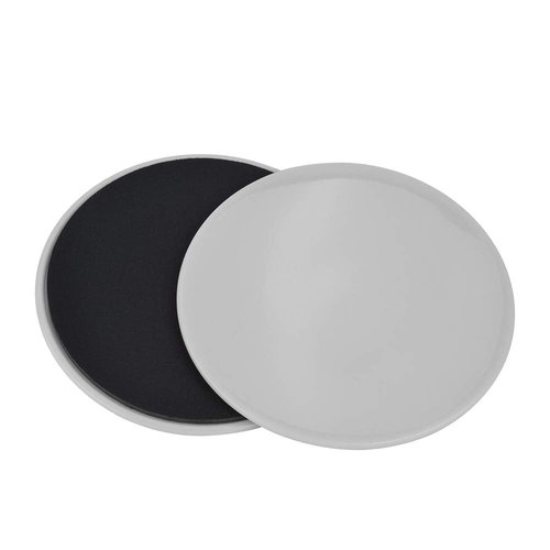Core Sliders Discs 2PCS ABS Gliding Disc Fitness Exercise Sliding Gliding Disc Portable Fitness Core Slider Home Fitness Exercise Equipment for Sliders Gym Core Reinforcement (Grey)
