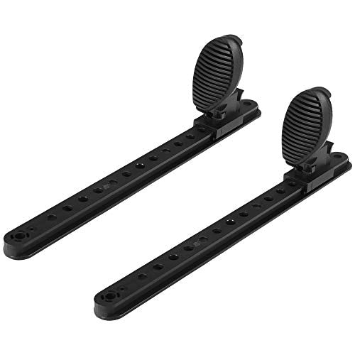 Adjustable Kayak Foot Pegs Pedals Black - Durable Boat Foot Brace