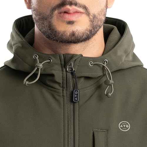 ATG mens Soft Shell Hooded Jacket