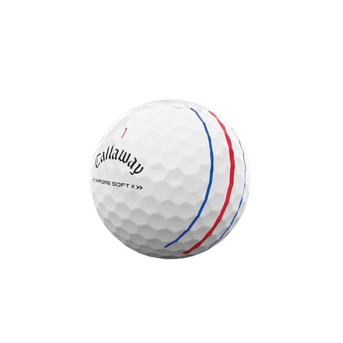 LostGolfBalls Chrome Soft X Triple Track Golf Balls for Callaway Golf, Near Mint Quality, Premium Used & Recycled, 72 Count