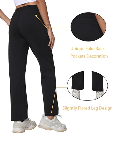 Women's Workout Joggers with Pockets - Quick Dry Activewear Pants