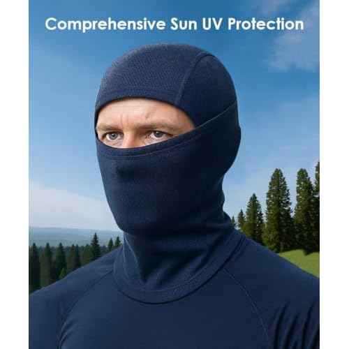 Ski Mask for Men & Women Balaclava Face Mask Summer Breathable Full Head Shiesty Masks for Football Motorcycle UV Protection
