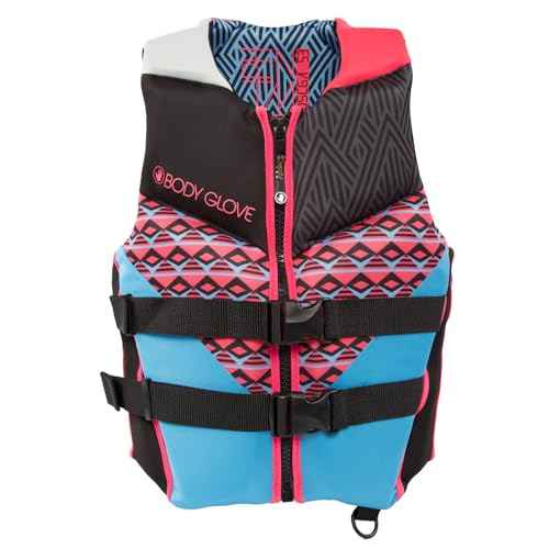 Body Glove Phantom Women's Neoprene Life Jacket, USCG and Transport Canada Approved PFD, Lightweight Life Vest, Great for Boating, Fishing, Kayaking, Rafting, Paddling