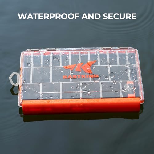 Waterproof Tackle Box with Adjustable Dividers - 3600 & 3700 Sizes, One-Pack with Compartments
