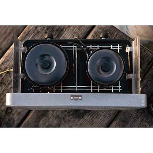 Stansport 2-Burner Regulated Propane Stove - Silver (203-93)