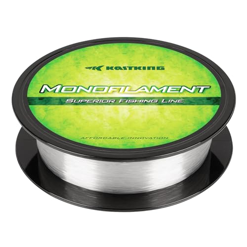 KastKing Premium Monofilament Fishing Line 4LB Ice Clear 600 Yards - Abrasion Resistant & Low Memory