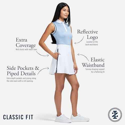 IZOD Womens Activewear Skort with Athletic Performance Stretch