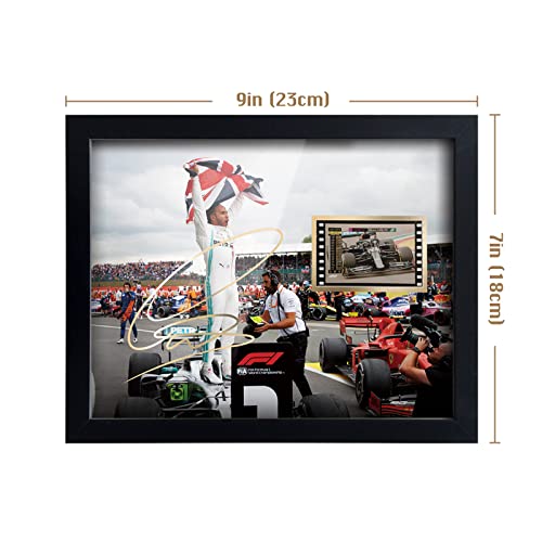 Lewis Hamilton F1 Framed Poster - Signed 8x6 Inches Memorabilia
