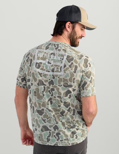 Men's Lightweight Short Sleeve Fishing Shirt with UPF Sun Protection - X-Large Volcanic Ash
