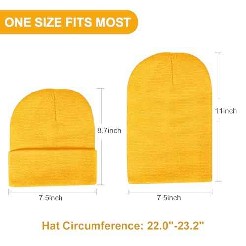 Beanie for Men Women Hat Soft Winter Beanies Cuff Skull Caps Knit Hats