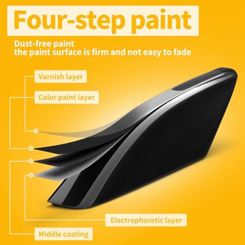 Black Front Right Roof Rack End Cap for Toyota 4Runner 2003-2009 - Passenger Side