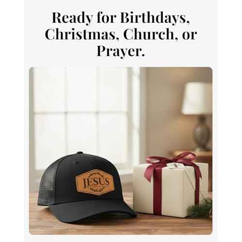 Leather Patch Truker Hat for Men & Women
